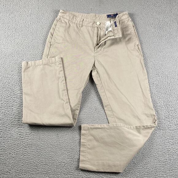 Vineyard Vines Club Chino Pants Men's 32x32 Fit (32x30) Beige Causal Business - Picture 1 of 11